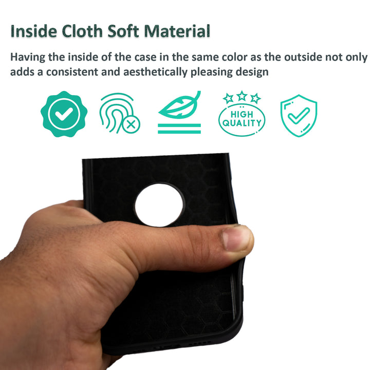 AYKIZ Designed Premium Vegan Leather Matt Finish Material Back Cover for IPhone 12 (6.1 Inch)
