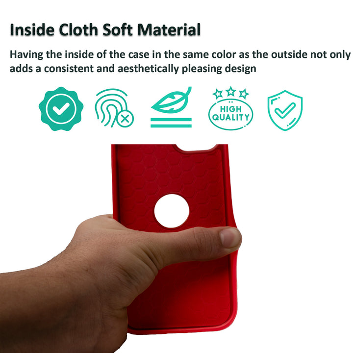 AYKIZ® Original Designed Premium Vegan Leather Matt Finish Material Back Cover for IPhone 14 Plus(6.7 Inch)