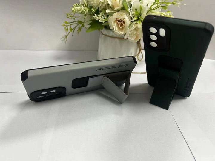 AYKIZ Designed Magnetic Stand & Holder,Vertical & Horizontal Hand Strap Multi Kickstand,Finger Strap Back Cover For IPhone Models