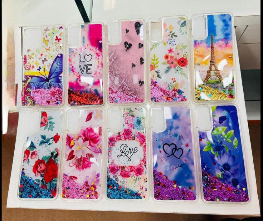 Glitter Best Quality Phone Case Liquid Quicksand Glitter Sequin Protective Cover for Vivo