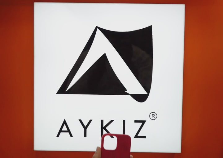 AYKIZ Designed Premium Vegan Leather Matt Finish Material Back Cover for IPhone X/Xs
