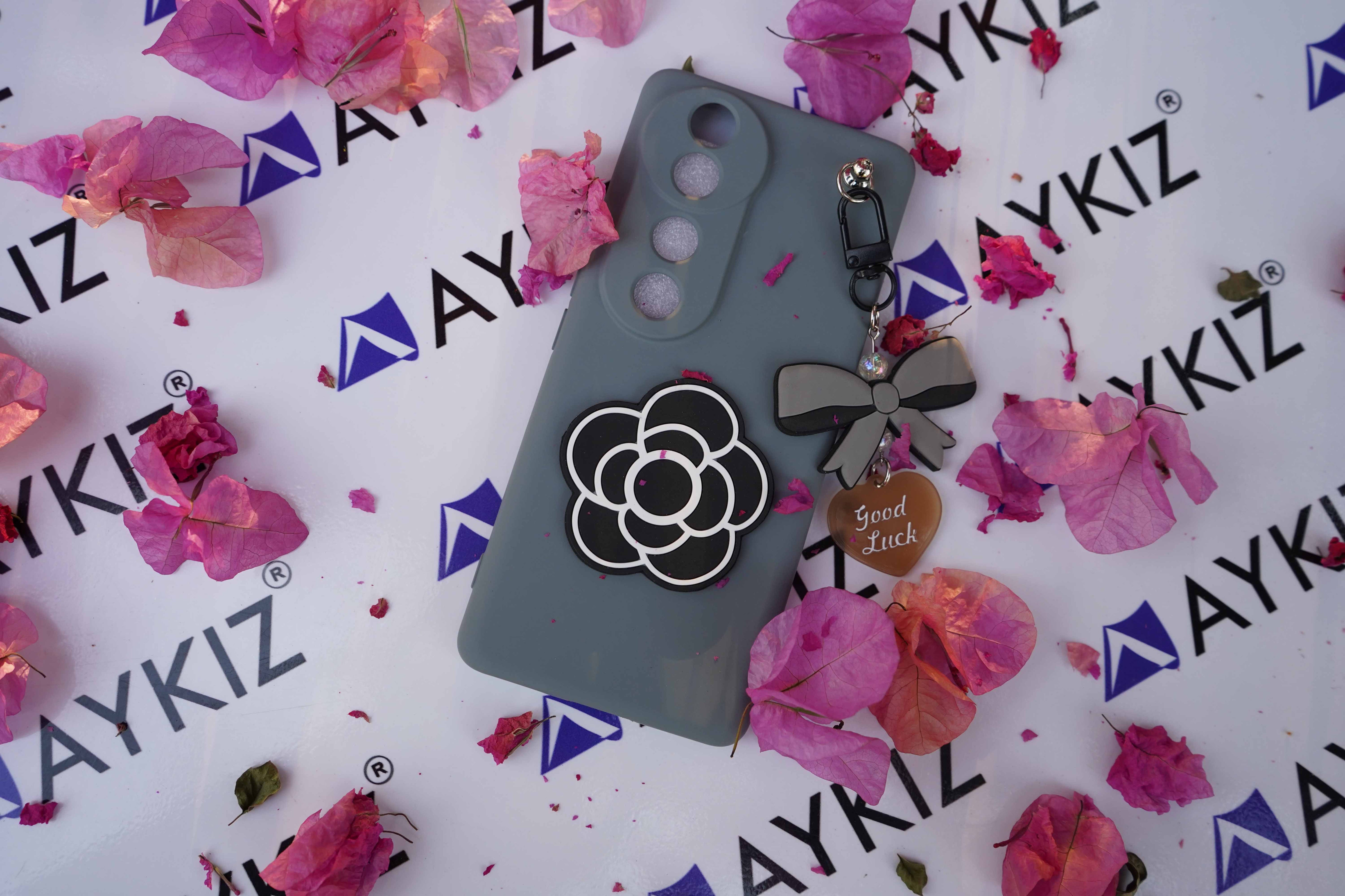 Good Luck Flower Design Full Protective Back Cover for Realme