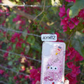 Glitter Character Phone Case Liquid Quicksand Glitter Sequin Protective Back Cover for Samsung