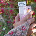 Glitter Character Phone Case Liquid Quicksand Glitter Sequin Protective Back Cover for Vivo