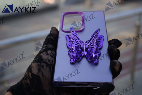 Stylish Matt Finish Butterfly Protective Case Back Cover for Xiaomi/Redmi