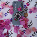 Good Luck Flower Design Full Protective Back Cover for Motorola