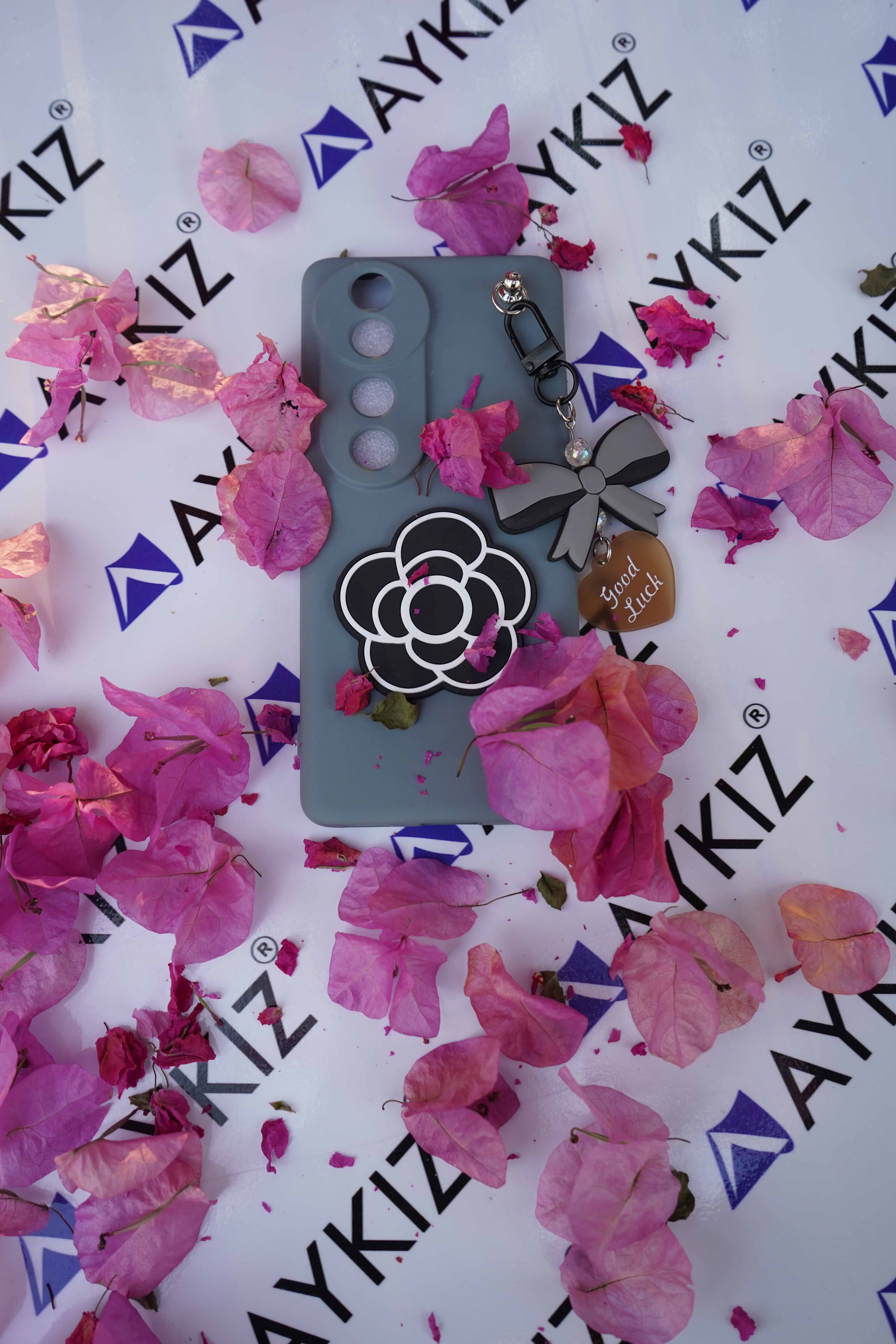 Good Luck Flower Design Full Protective Back Cover for Motorola