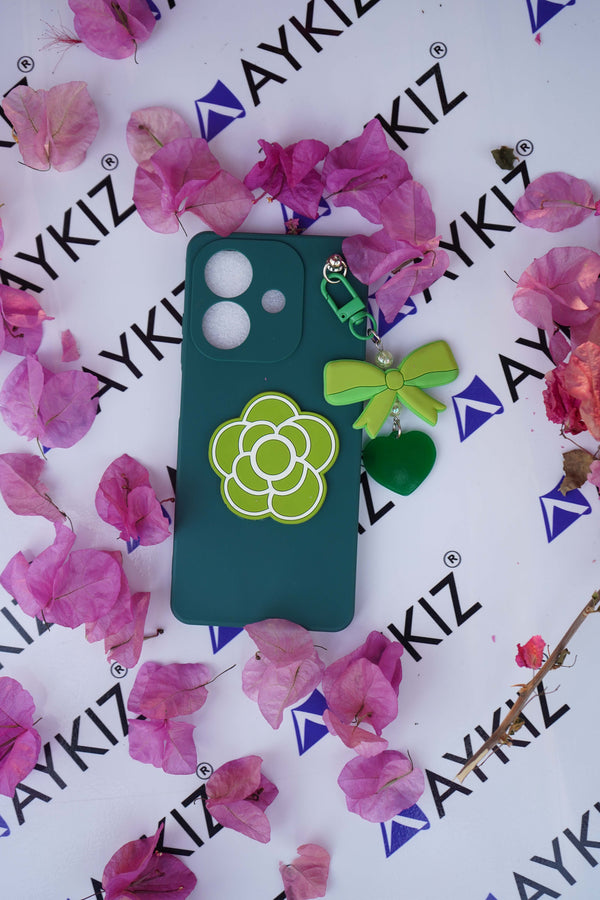 Good Luck Flower Design Full Protective Back Cover for iPhone