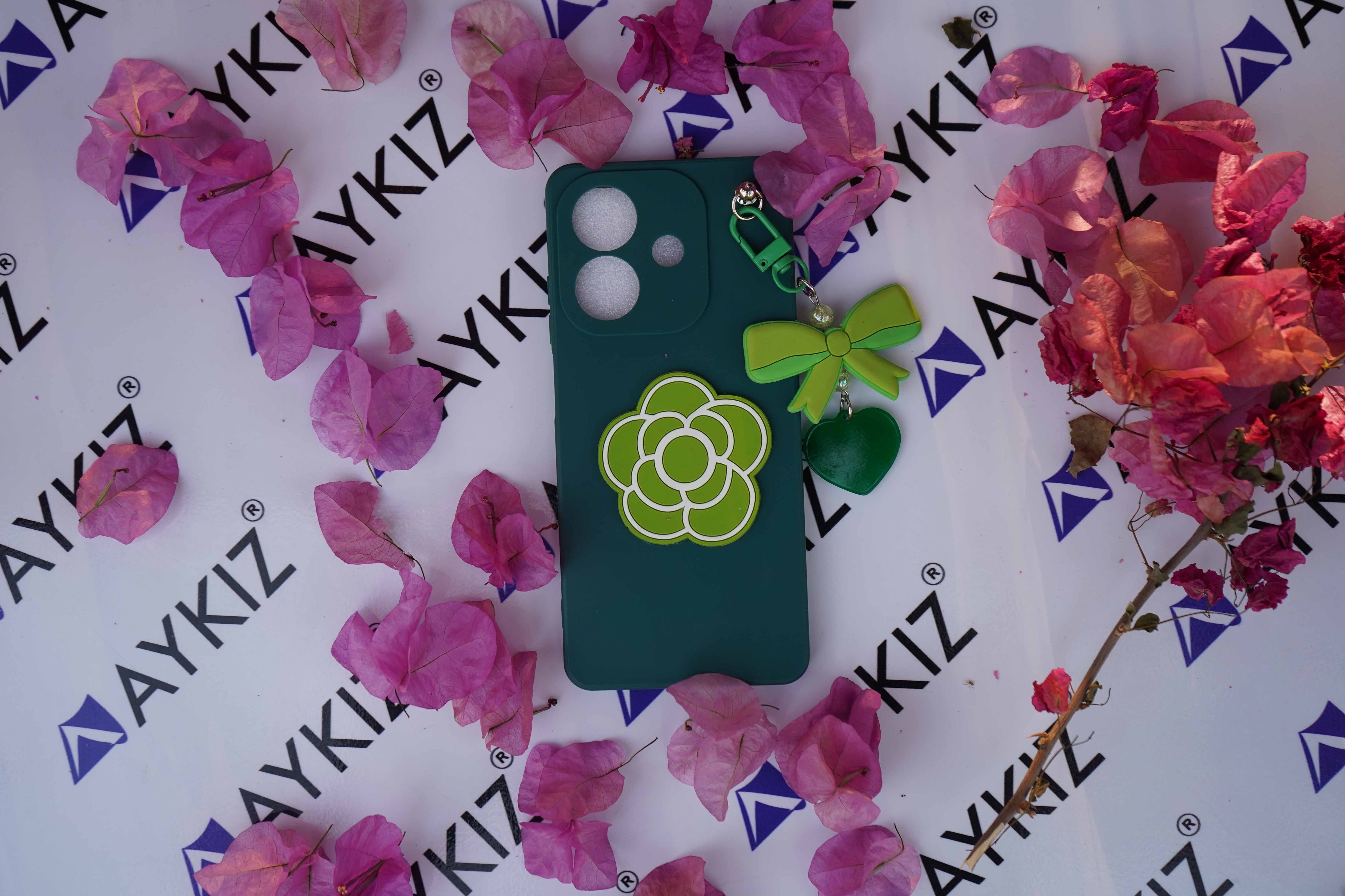 Good Luck Flower Design Full Protective Back Cover for Samsung