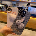 Aykiz Present Hard PC Rabbit Easy Grip,Durable Case Cover For Girls