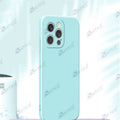 Aykiz Soft Matte Silicone Back Cover Inside Cloth with Camera Protection for IPhone 16 Pro