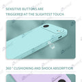 Aykiz Soft Matte Silicone Back Cover Inside Cloth with Camera Protection for IPhone 17 Air