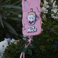 A Beautiful Spinning Sundae Icecream Design with Charm wrist Protective Back Cover for Oppo