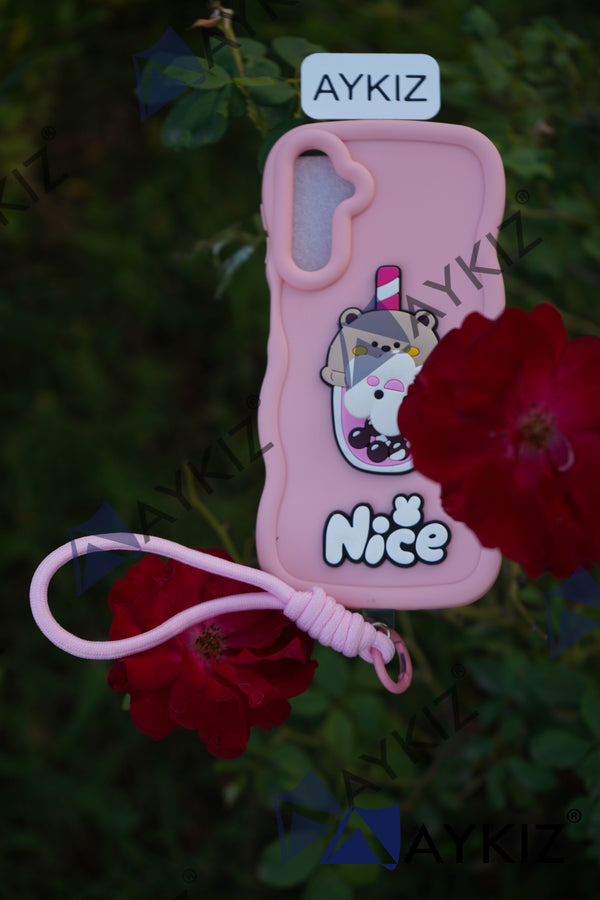 A Beautiful Spinning Sundae Icecream Design with Charm wrist Protective Back Cover for OnePlus