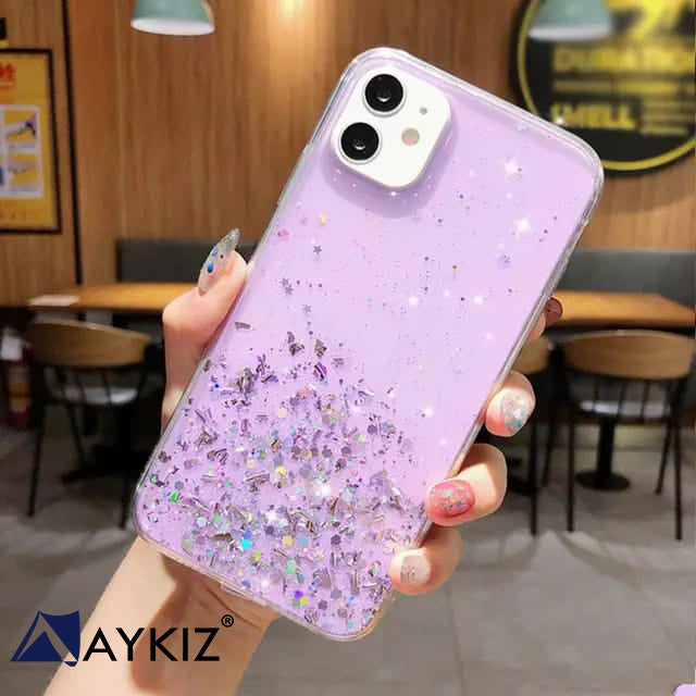 Soft Protective Glittery Sparkle Case for GIrls/Woman Profile Back Cover for Xiaomi/Redmi