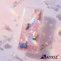 Glitter Character Phone Case Liquid Quicksand Sequin Protective Back Cover for Vivo