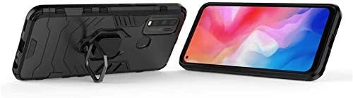 Aykiz Dual Layer Armor Defender Full Body Protective Back Case for Vivo Y30/Y50 Black