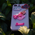 Soft Love Chain Back Case with Camera Protection with Inside Fabric Back Cover for Techno Pop 5 Pro