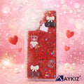 Glitter Character Phone Case Liquid Quicksand Sequin Protective Back Cover for Xiaomi/Redmi