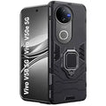 Aykiz Dual Layer Armor Defender Full Body Protective Back Case for Vivo V50/V50e 5G Black
