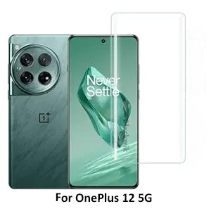 OnePlus 12 5G Ultimate Protection Specially Designed for Edge(Curved) Phone UV Glue Glass