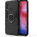 Aykiz Dual Layer Armor Defender Full Body Protective Back Case for Vivo Y30/Y50 Black