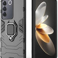 Aykiz Dual Layer Armor Defender Full Body Protective Back Case for Vivo Y200e 5G Black