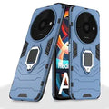 Aykiz Dual Layer Armor Defender Full Body Protective Back Case for Redmi A3X/A3 2024 Blue
