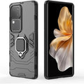 Aykiz Dual Layer Armor Defender Full Body Protective Back Case for Vivo V30/Vivo V30 Pro 5G Black