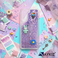 Glitter Character Phone Case Liquid Quicksand Sequin Protective Back Cover for Realme