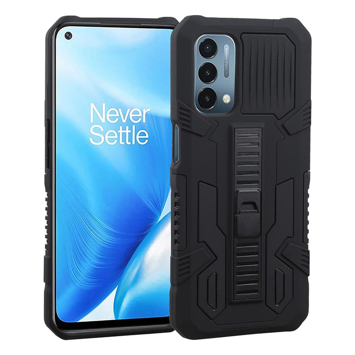 Shock-Absorption Dual Layer Hybrid Protective Easy Grip with Back Stand Case Cover for Vivo