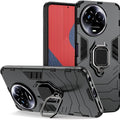 Aykiz Dual Layer Armor Defender Full Body Protective Back Case for Realme 11 5G / 11X 5G / narzo 60X 5G / C67 5G Black