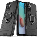 Aykiz Dual Layer Armor Defender Full Body Protective Back Case for Xiaomi 11i HyperCharge 5G Black