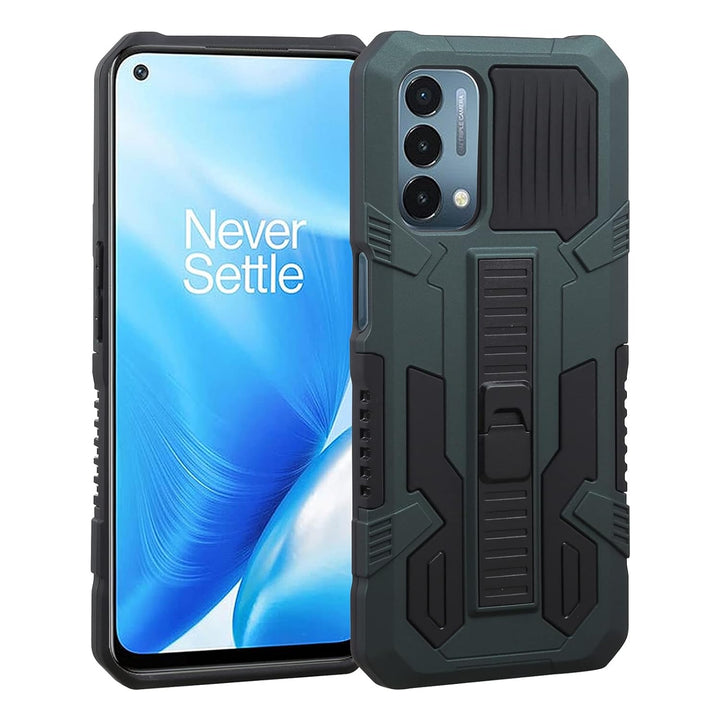 Shock-Absorption Dual Layer Hybrid Protective Easy Grip with Back Stand Case Cover for Vivo