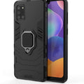 Aykiz Dual Layer Armor Defender Full Body Protective Back Case for Samsung Galaxy A31 Black