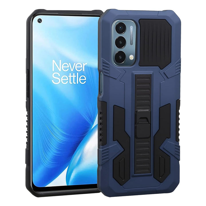 Shock-Absorption Dual Layer Hybrid Protective Easy Grip with Back Stand Case Cover for Vivo