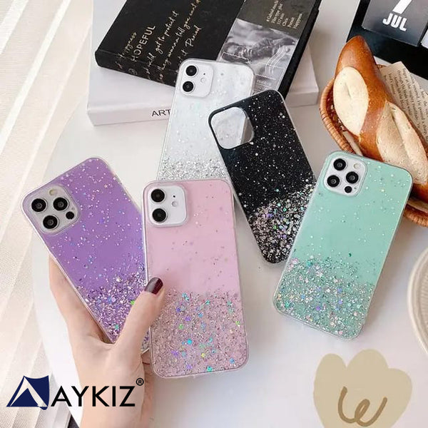 Soft Protective Glittery Sparkle Case for GIrls/Woman Profile Back Cover for Oppo