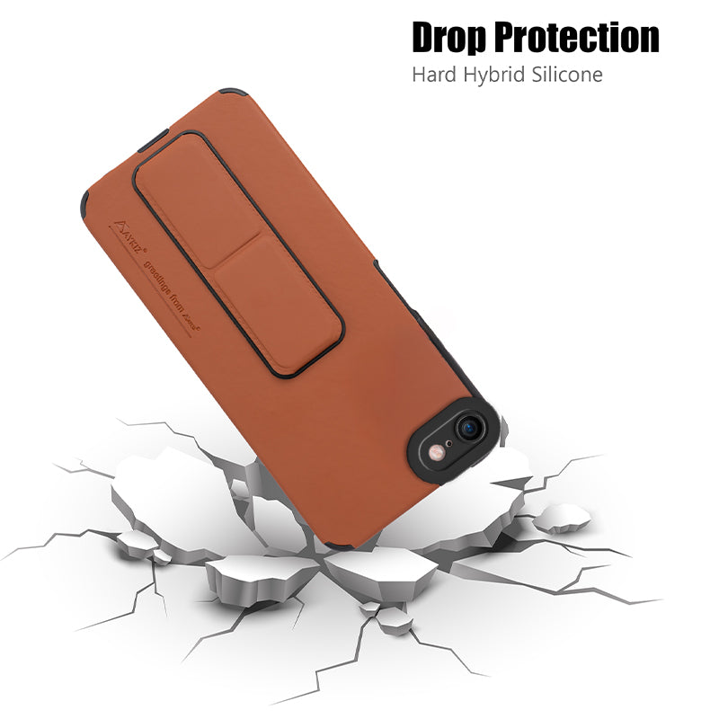 AYKIZ Designed Magnetic Stand & Holder,Vertical & Horizontal Hand Strap Multi Kickstand,Finger Strap Back Cover for IPhone 7