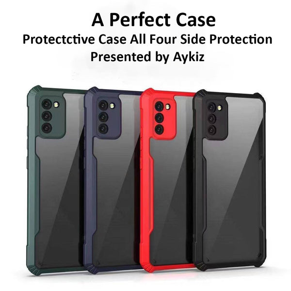 All four-sided drop protection case Black Colour for Vivo