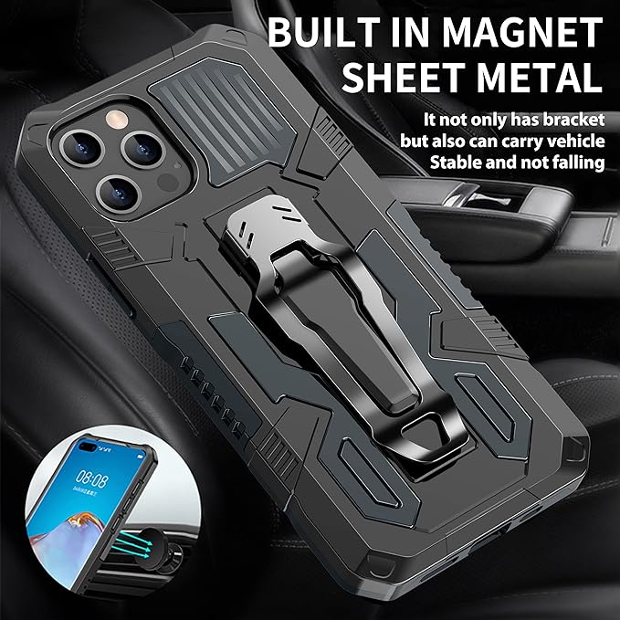 Armor Case with Stand Premium Back Cover Drop Tested Shock Proof Case for Boys and Girls with Camera Protection