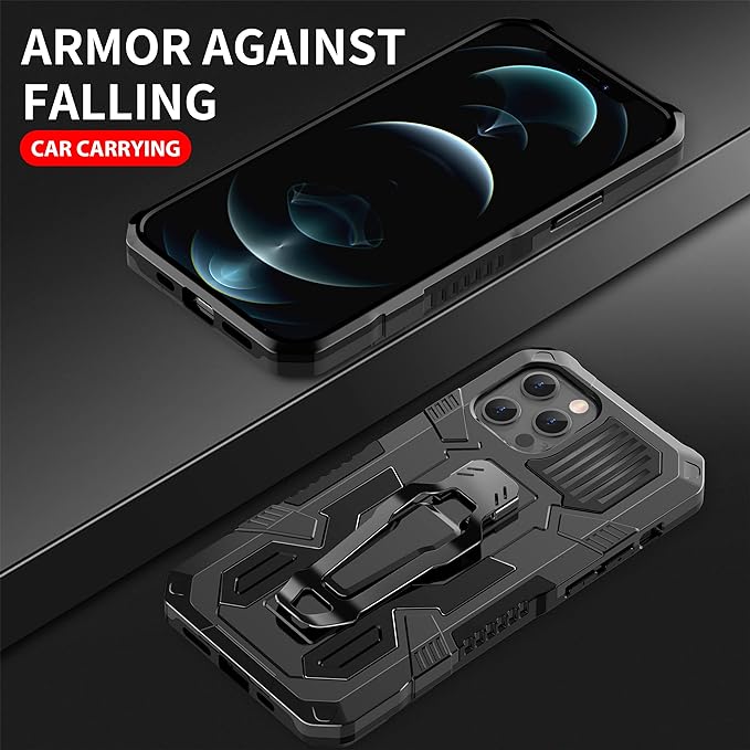 Armor Case with Stand Premium Back Cover Drop Tested Shock Proof Case for Boys and Girls with Camera Protection