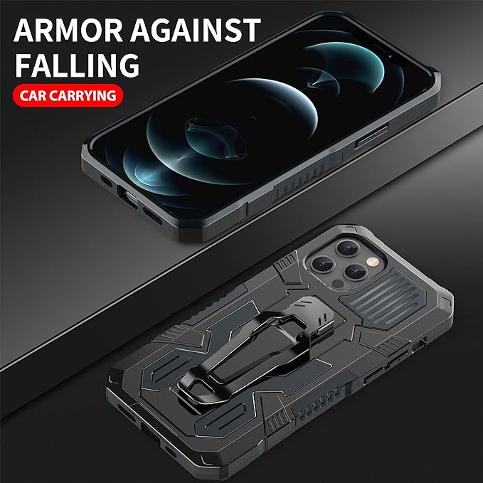 Armor Case with Stand Premium Back Cover Drop Tested Shock Proof Case for Boys and Girls with Camera Protection