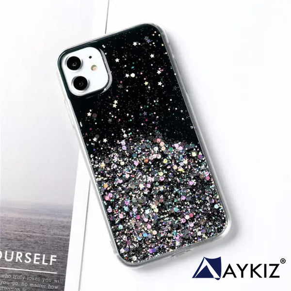 Soft Protective Glittery Sparkle Case for GIrls/Woman Profile Back Cover for Vivo