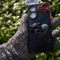 Soft Love Chain Back Case with Camera Protection with Inside Fabric Back Cover for Oppo