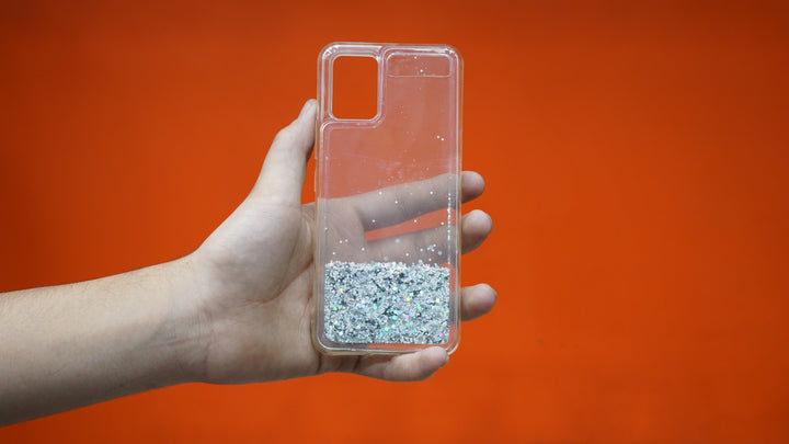 Star Glitter High Quality Phone Case Liquid Quicksand Glitter Sequin Protective Cover for Oppo