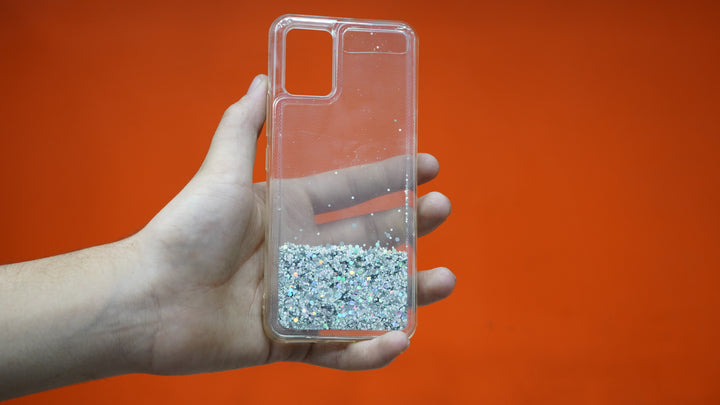 Star Glitter High Quality Phone Case Liquid Quicksand Glitter Sequin Protective Cover for Oppo