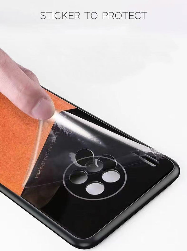 Premium Leather Texture Laminated Glass Back Case for Motorola – Professional & Stylish Protection