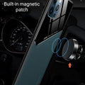 Premium Leather Texture Laminated Glass Back Case for Realme– Professional & Stylish Protection