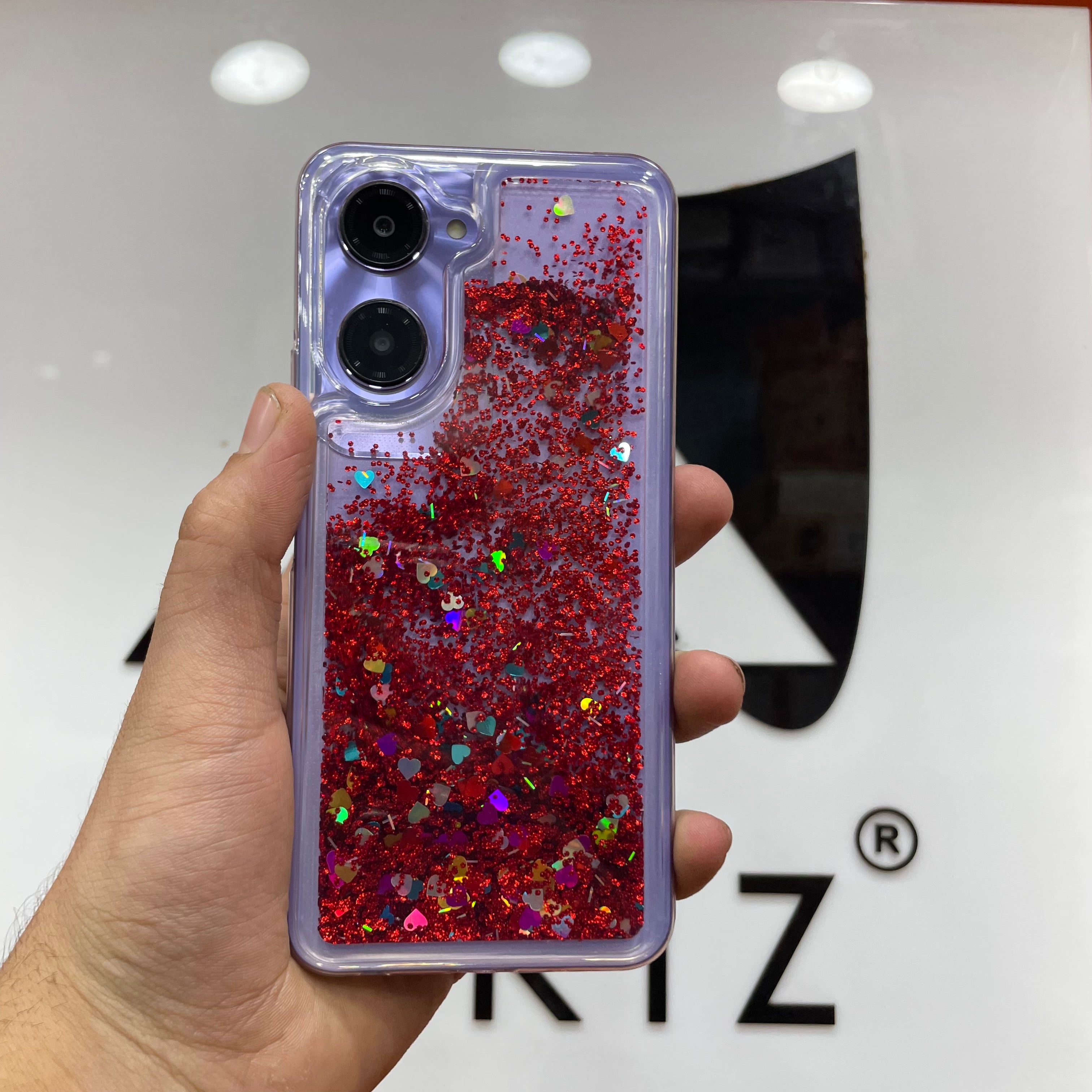 Star Glitter High Quality Phone Case Liquid Quicksand Glitter Sequin Protective Cover for Realme
