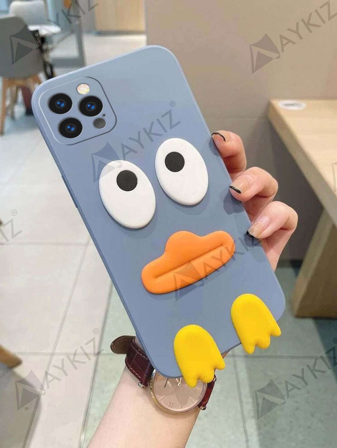 Eye Emotion Soft Protective Back Cover for IPhone 15 Pro Max
